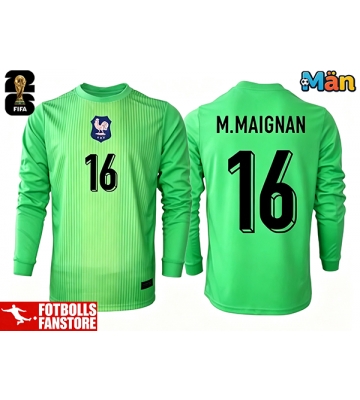 Frankrike Mike Maignan #16 Målvakt Bortatröja VM 2026 Långärmad